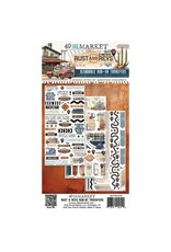 49 AND MARKET 49 AND MARKET RUST AND REVS BLENDABLE 6x12 RUB-ON TRANSFER SET 3/PK