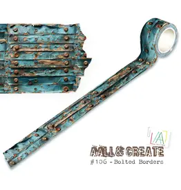 AALL & CREATE AALL & CREATE #106 BOLTED BORDERS WASHI TAPE