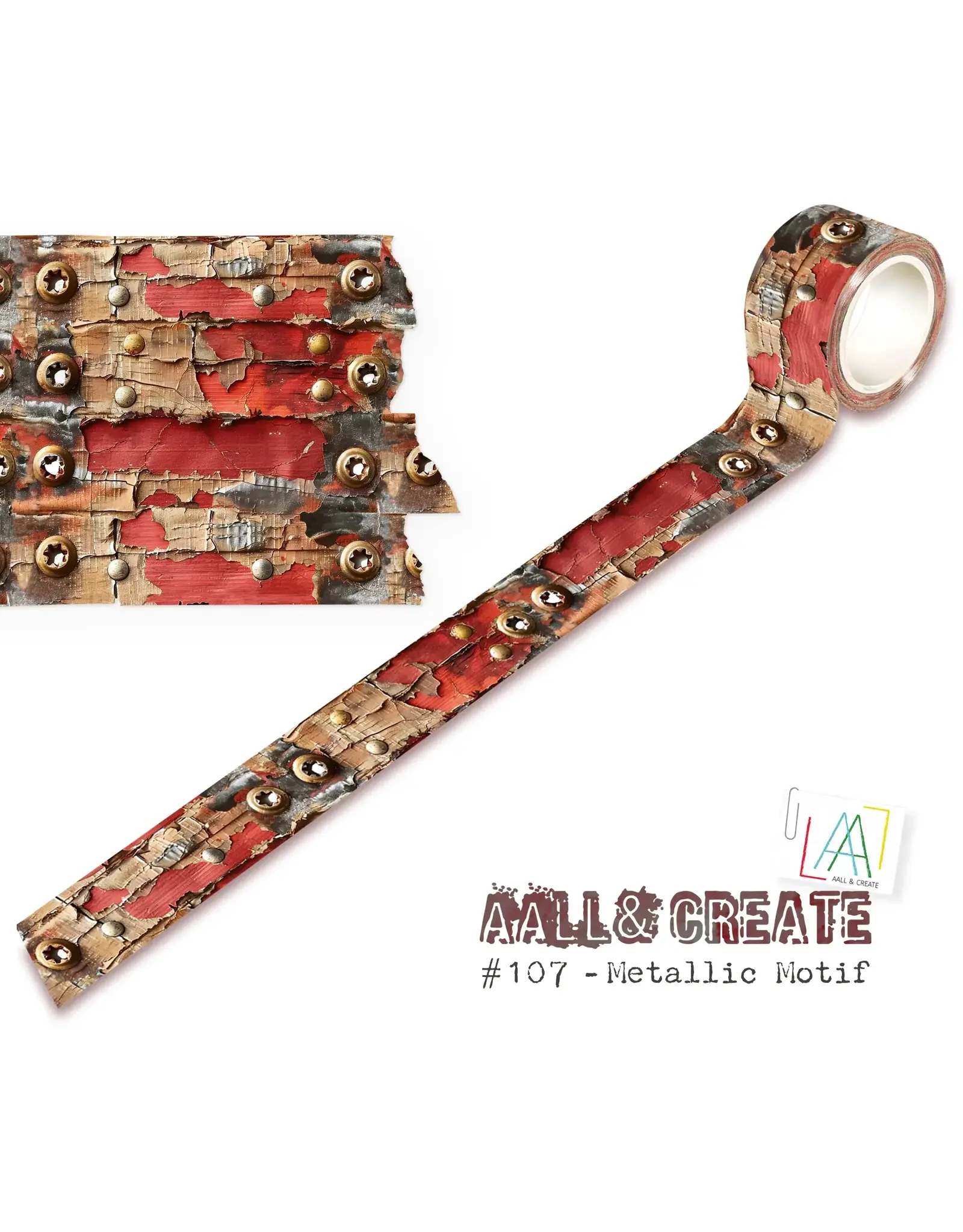 AALL & CREATE AALL & CREATE #107 METALLIC MOTIF WASHI TAPE