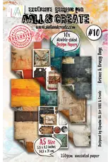 AALL & CREATE AALL & CREATE BIPASHA BK #10 BRONZE & BRASSY DAYS A5 DOUBLE-SIDED DESIGN PAPERS 10/PK