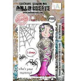 AALL & CREATE AALL & CREATE JANET KLEIN #1198 DEE OF DARKNESS A7 CLEAR STAMP