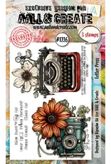 AALL & CREATE AALL & CREATE BIPASHA BK #1226 LETTER PRESS A6 CLEAR STAMP