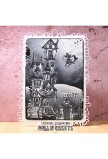 AALL & CREATE AALL & CREATE AUTOUR DE MWA #1237 FRIGHTFUL MANOR A6 CLEAR STAMP