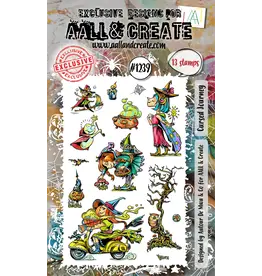 AALL & CREATE AALL & CREATE AUTOUR DE MWA #1239 CURSED JOURNEY A6 CLEAR STAMP