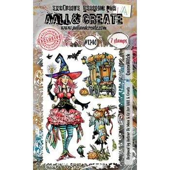 AALL & CREATE AALL & CREATE AUTOUR DE MWA #1240 QUEENWITCH A6 CLEAR STAMP