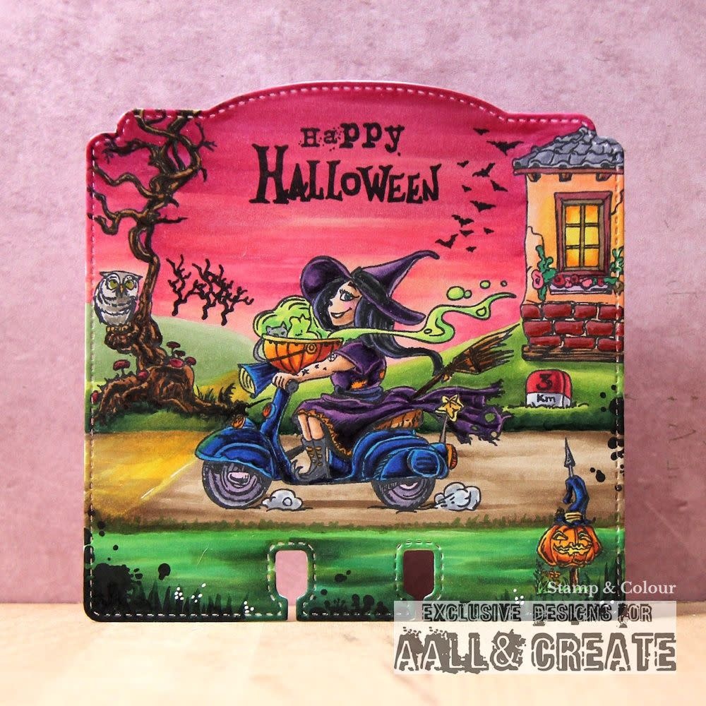 AALL & CREATE AALL & CREATE AUTOUR DE MWA #1239 CURSED JOURNEY A6 CLEAR STAMP
