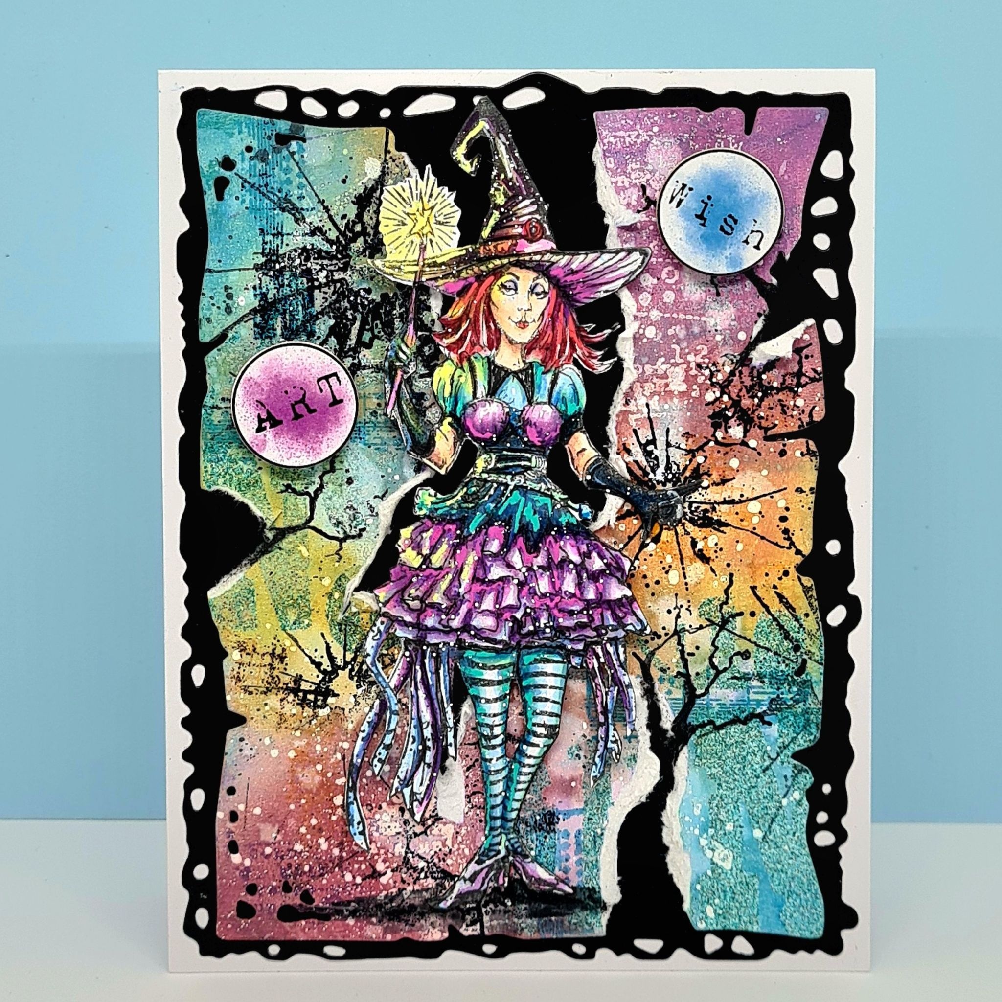 AALL & CREATE AALL & CREATE AUTOUR DE MWA #1240 QUEENWITCH A6 CLEAR STAMP
