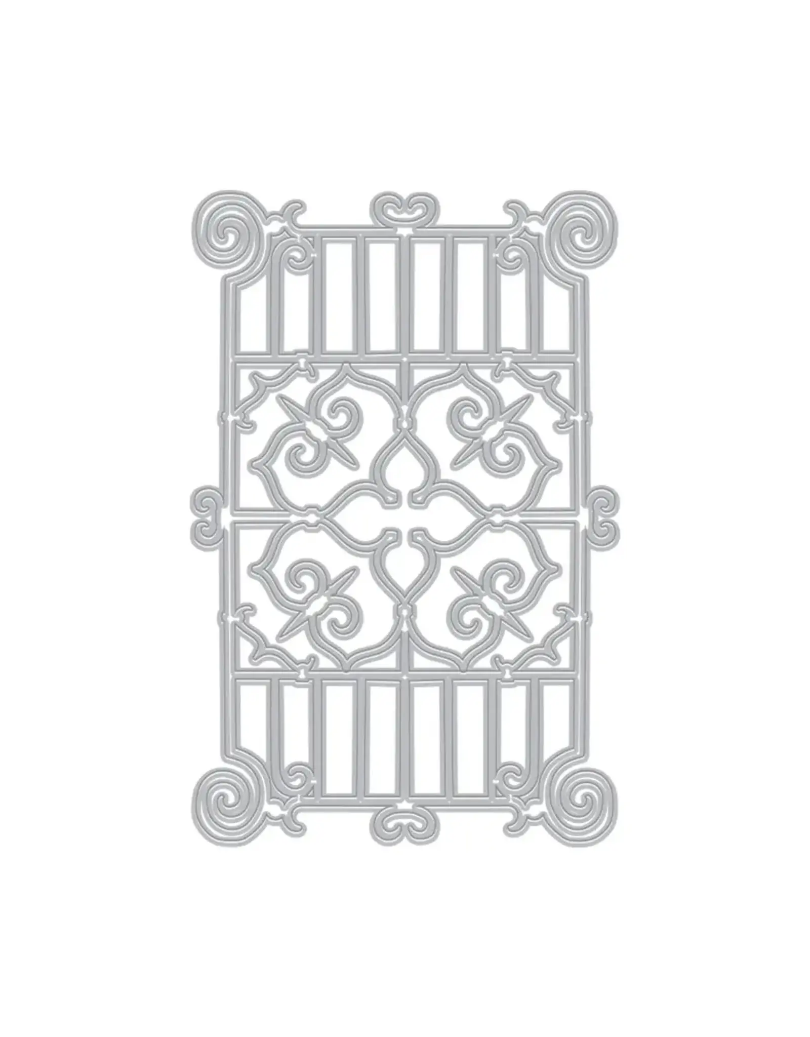 HERO ARTS HERO ARTS FANCY DIES ORNATE GATE COVER PLATE DIE SET