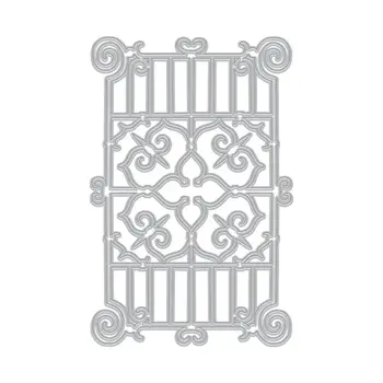 HERO ARTS HERO ARTS FANCY DIES ORNATE GATE COVER PLATE DIE SET