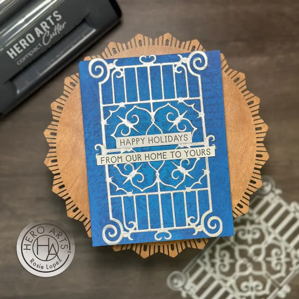 HERO ARTS HERO ARTS FANCY DIES ORNATE GATE COVER PLATE DIE SET