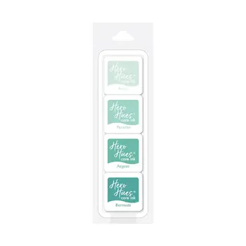 HERO ARTS HERO ARTS HERO HUES AQUAS CORE INK CUBES 4/PK