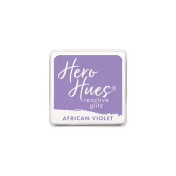 HERO ARTS HERO ARTS HERO HUES AFRICAN VIOLET REACTIVE GLITZ INK