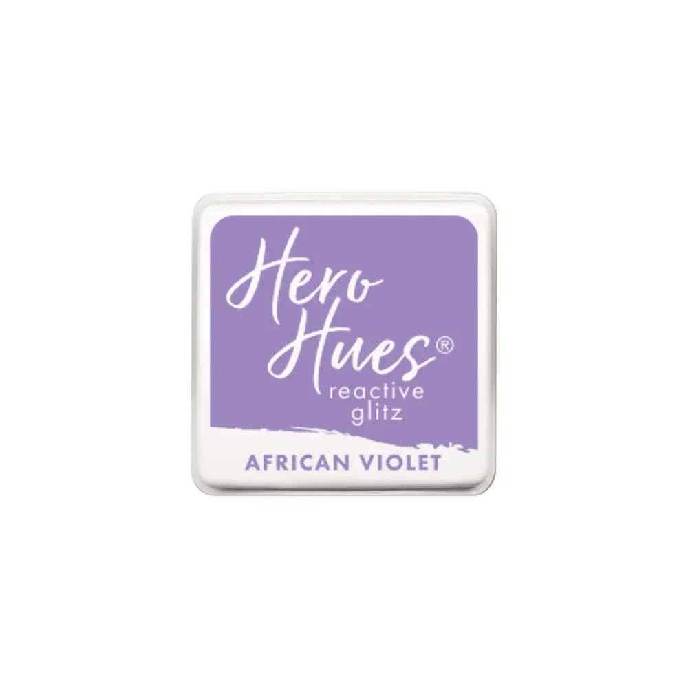 HERO ARTS HERO ARTS HERO HUES AFRICAN VIOLET REACTIVE GLITZ INK