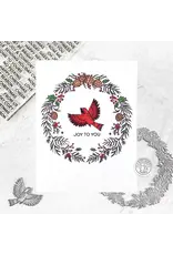 HERO ARTS HERO ARTS WREATH & FINCH LETTERPRESS + FOIL PLATE