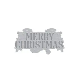 HERO ARTS HERO ARTS MERRY CHRISTMAS LETTERPRESS + FOIL PLATE