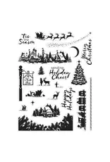 HERO ARTS HERO ARTS NORTH POLE SCENICS CLEAR STAMP SET