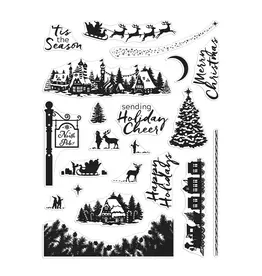 HERO ARTS HERO ARTS NORTH POLE SCENICS CLEAR STAMP SET