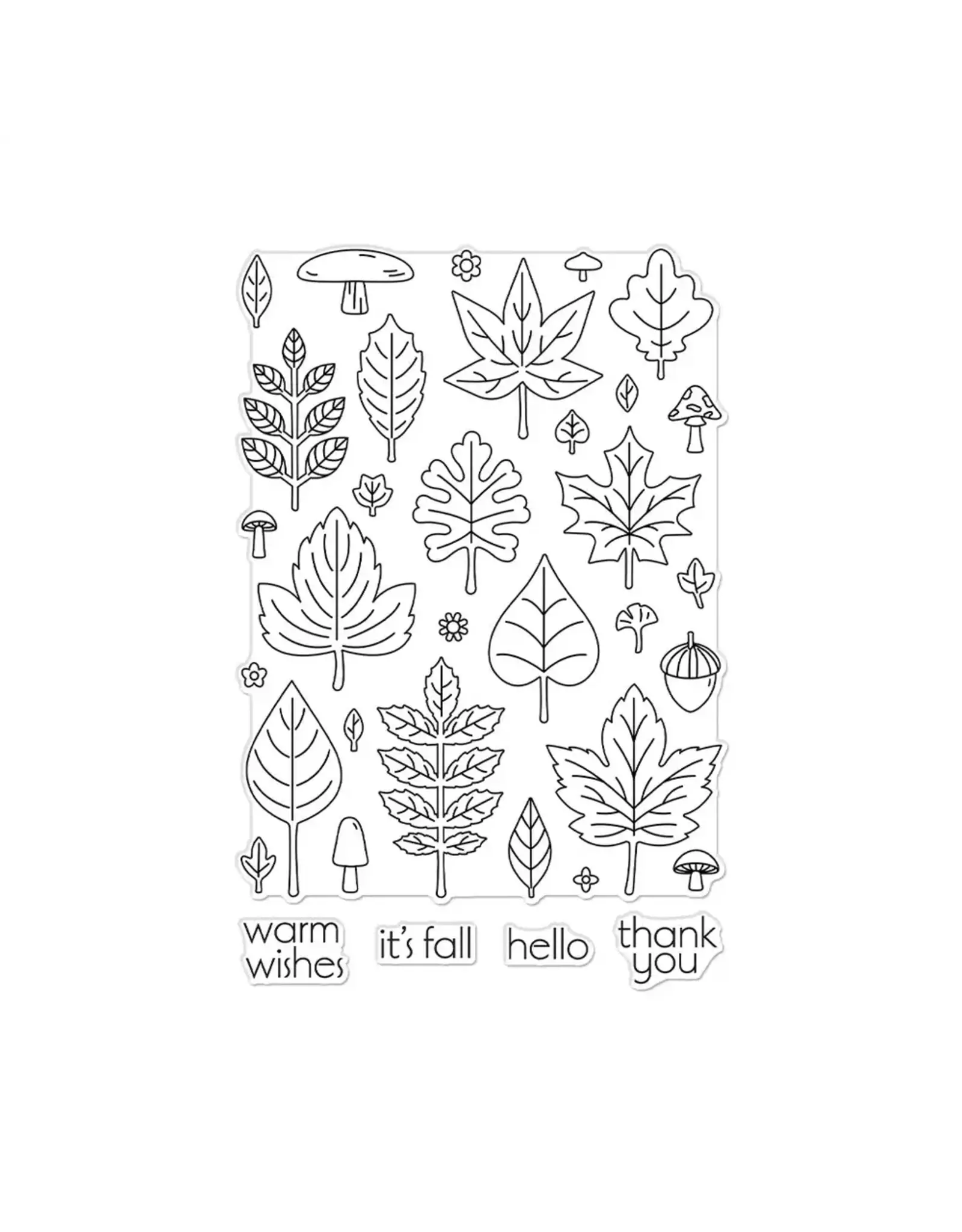 HERO ARTS HERO ARTS FALL PATTERN CLEAR STAMP SET