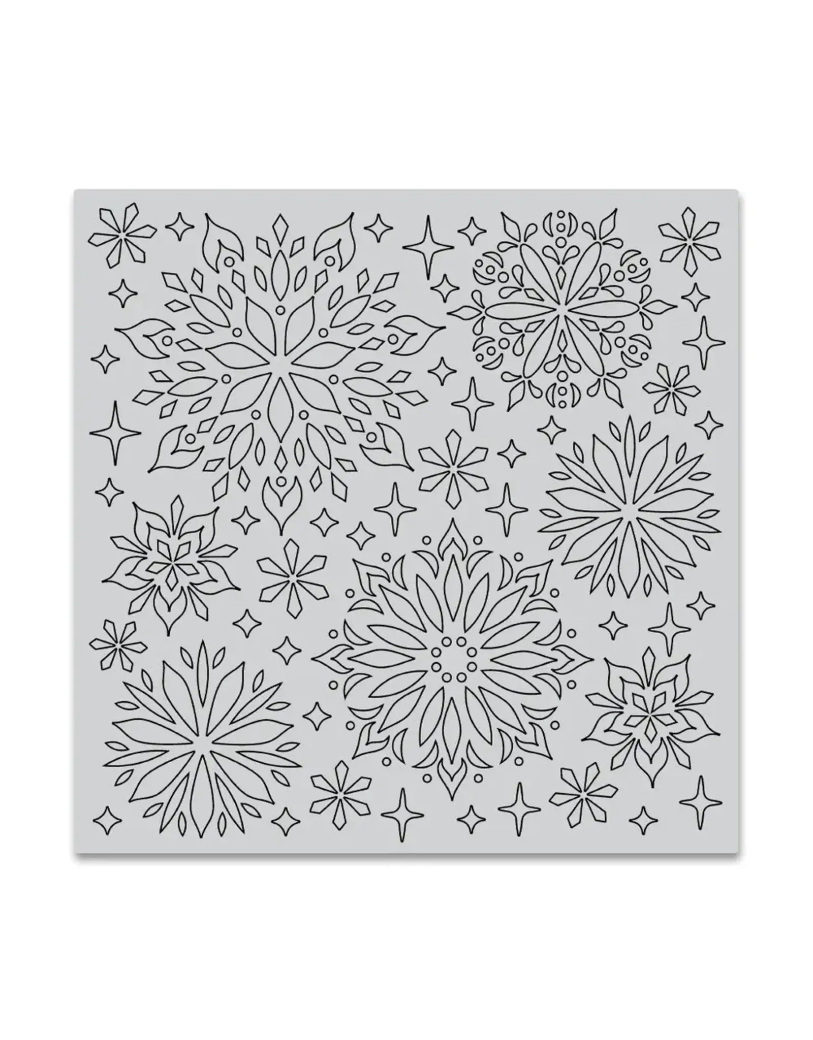 HERO ARTS HERO ARTS KALEIDOSCOPE SNOWFLAKE BOLD PRINTS 6x6 CLING STAMP