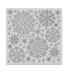 HERO ARTS HERO ARTS KALEIDOSCOPE SNOWFLAKE BOLD PRINTS 6x6 CLING STAMP