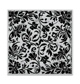 HERO ARTS HERO ARTS ABSTRACT POINSETTIA BOLD PRINTS 6x6 CLING STAMP