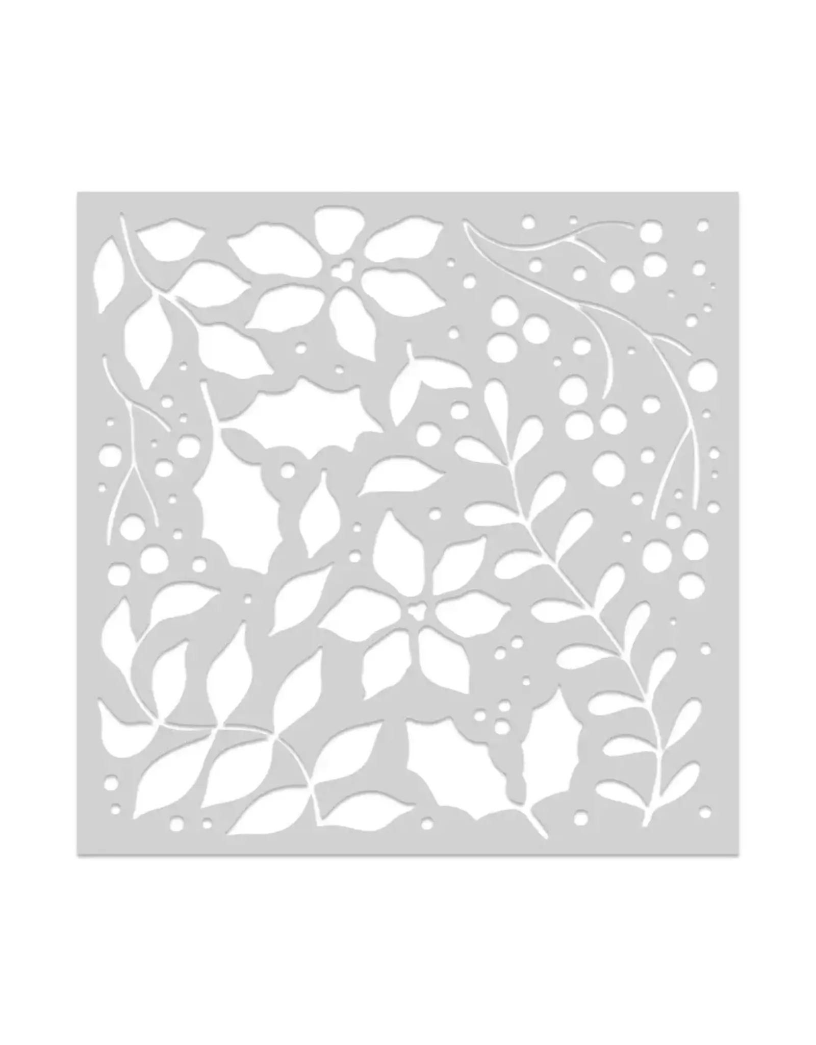 HERO ARTS HERO ARTS HOLIDAY FOLIAGE 6x6 STENCIL