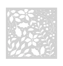 HERO ARTS HERO ARTS HOLIDAY FOLIAGE 6x6 STENCIL