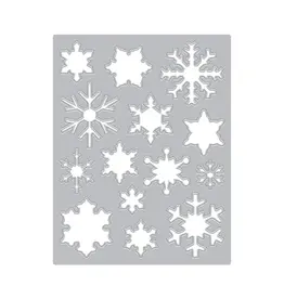 HERO ARTS HERO ARTS FANCY DIES SNOWFLAKE PATTERNED COVER PLATE DIE SET