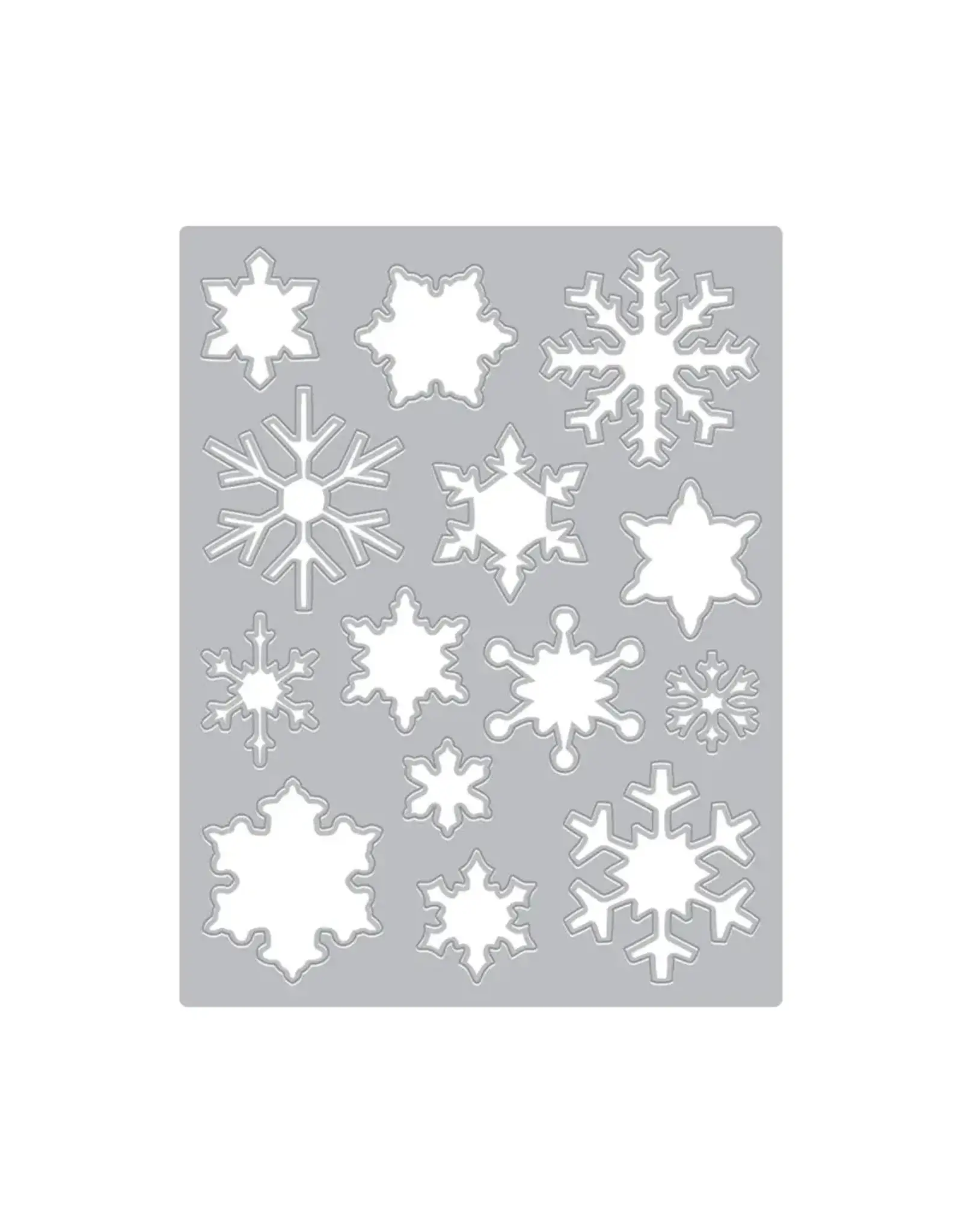 HERO ARTS HERO ARTS FANCY DIES SNOWFLAKE PATTERNED COVER PLATE DIE SET