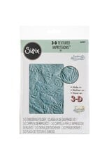 SIZZIX SIZZIX TEXTURED IMPRESSIONS TROPICAL LEAVES 3D EMBOSSING FOLDER