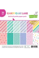 LAWN FAWN LAWN FAWN CANDY CANE LANE 6x6 PETITE PAPER PACK 36 SHEETS