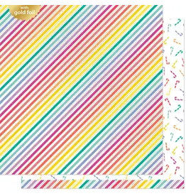 LAWN FAWN LAWN FAWN CANDY CANE LANE CANDY CANES12X12 CARDSTOCK