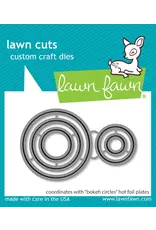 LAWN FAWN LAWN FAWN BOKEH CIRCLES HOT FOIL PLATES COORDINATING DIE SET