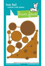 LAWN FAWN LAWN FAWN BOKEH CIRCLES HOT FOIL PLATE