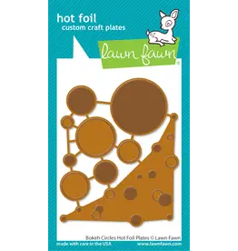 LAWN FAWN LAWN FAWN BOKEH CIRCLES HOT FOIL PLATE