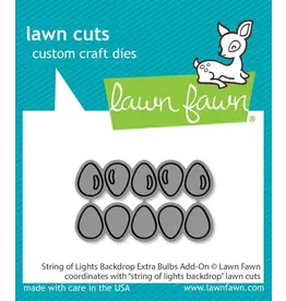 LAWN FAWN LAWN FAWN STRING OF LIGHTS BACKDROP EXTRA BULBS ADD-ON DIE SET