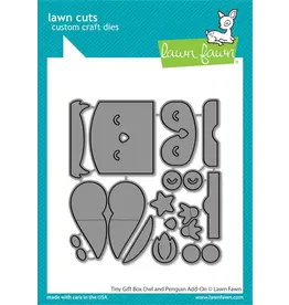 LAWN FAWN LAWN FAWN TINY GIFT BOX OWL AND PENGUIN ADD-ON DIE SET