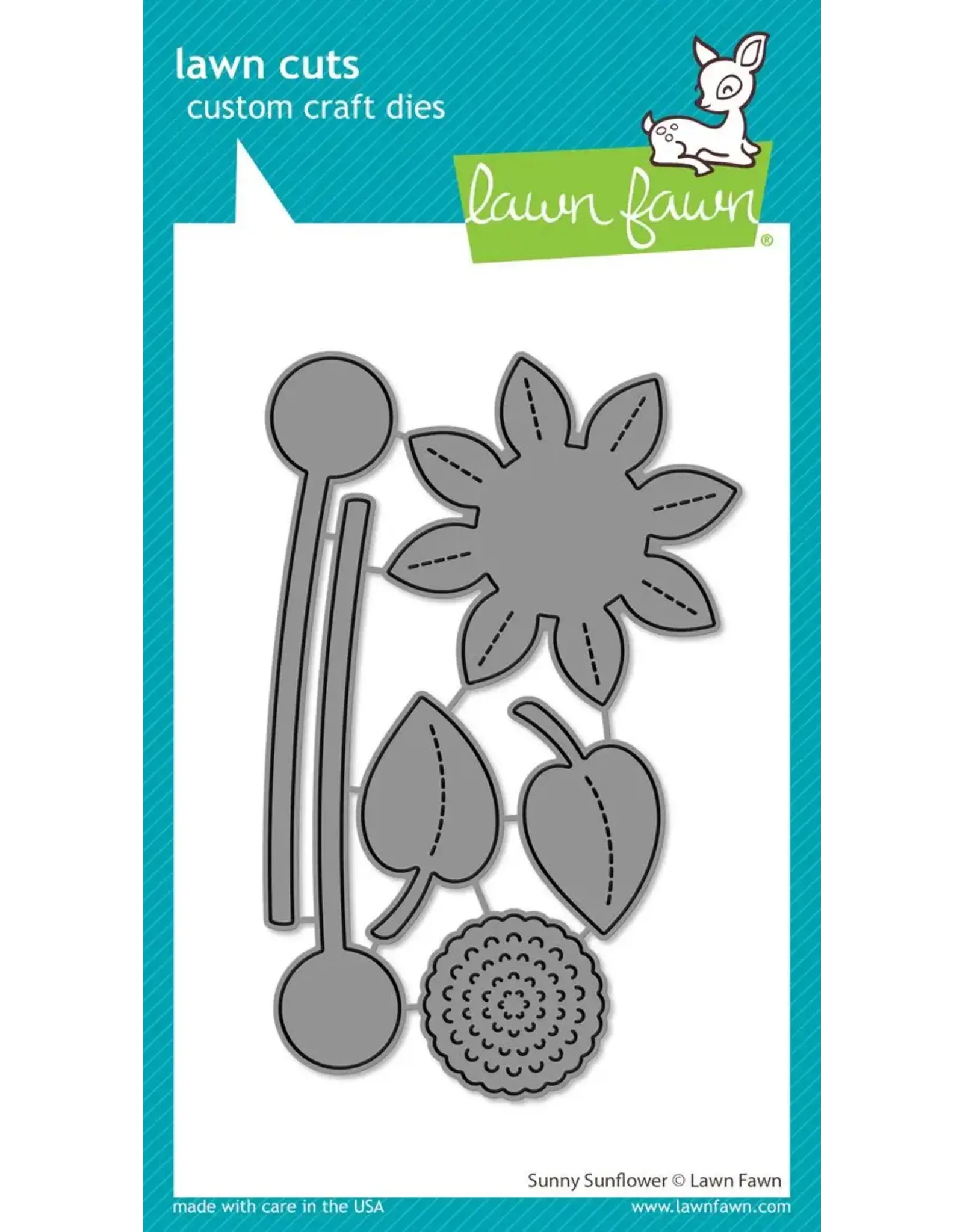 LAWN FAWN LAWN FAWN SUNNY SUNFLOWER DIE SET