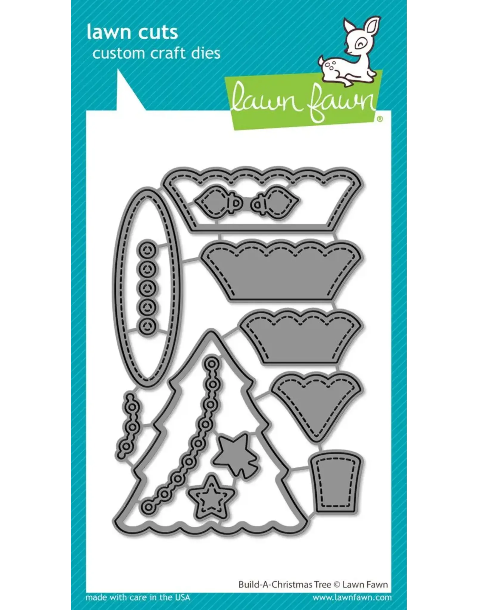 LAWN FAWN LAWN FAWN BUILD-A-CHRISTMAS TREE DIE SET