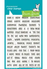 LAWN FAWN LAWN FAWN HENRY'S BUILD-A-SENTIMENT: WINTER CLEAR STAMP SET