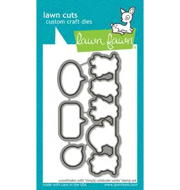 LAWN FAWN LAWN FAWN SIMPLY CELEBRATE SANTA DIE SET