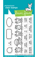 LAWN FAWN LAWN FAWN SIMPLY CELEBRATE SANTA CLEAR STAMP SET