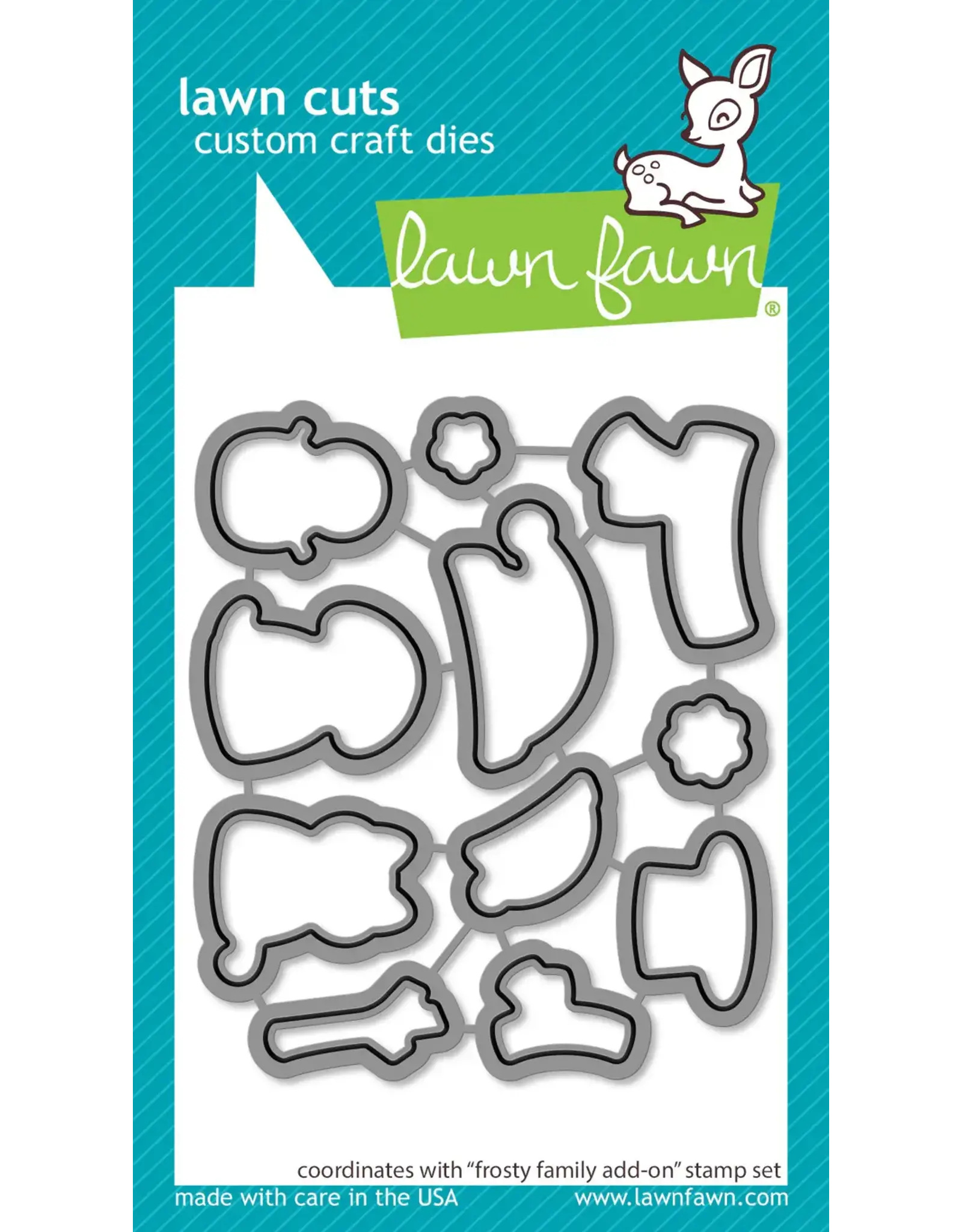 LAWN FAWN LAWN FAWN FROSTY FAMILY ADD-ON DIE SET