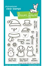 LAWN FAWN LAWN FAWN FROSTY FAMILY ADD-ON CLEAR STAMP SET