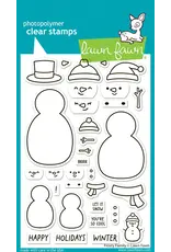 LAWN FAWN LAWN FAWN FROSTY FAMILY CLEAR STAMP SET