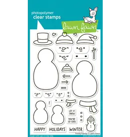 LAWN FAWN LAWN FAWN FROSTY FAMILY CLEAR STAMP SET