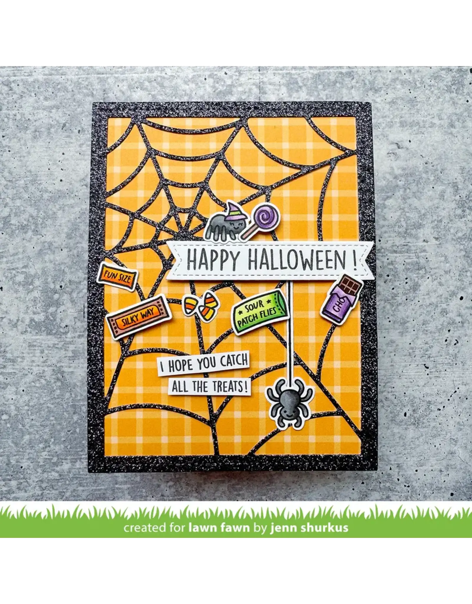 LAWN FAWN LAWN FAWN SWEET SPIDERS ADD-ON CLEAR STAMP SET