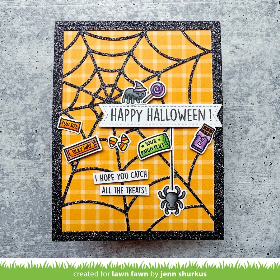 LAWN FAWN LAWN FAWN SWEET SPIDERS ADD-ON CLEAR STAMP SET