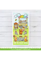 LAWN FAWN LAWN FAWN TREAT CART COLORING STENCIL 3/PK