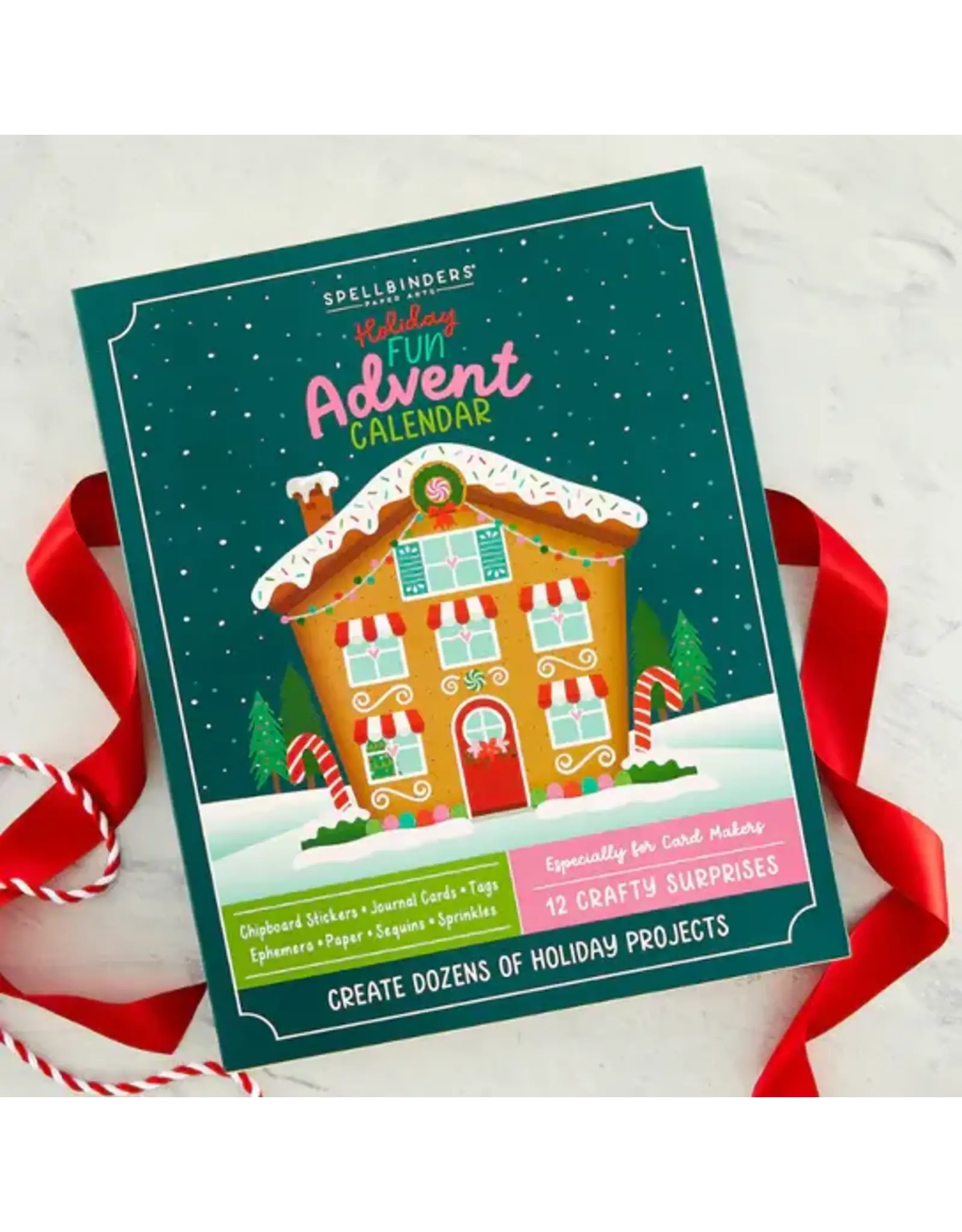 SPELLBINDERS SPELLBINDERS CRAFTER'S HOME EXCLUSIVE HOLIDAY FUN ADVENT CALENDAR ESPECIALLY FOR CARD MAKERS